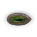 Ibushi Oribe Green Leaf Shaped Plate 8.5" x 4.1"