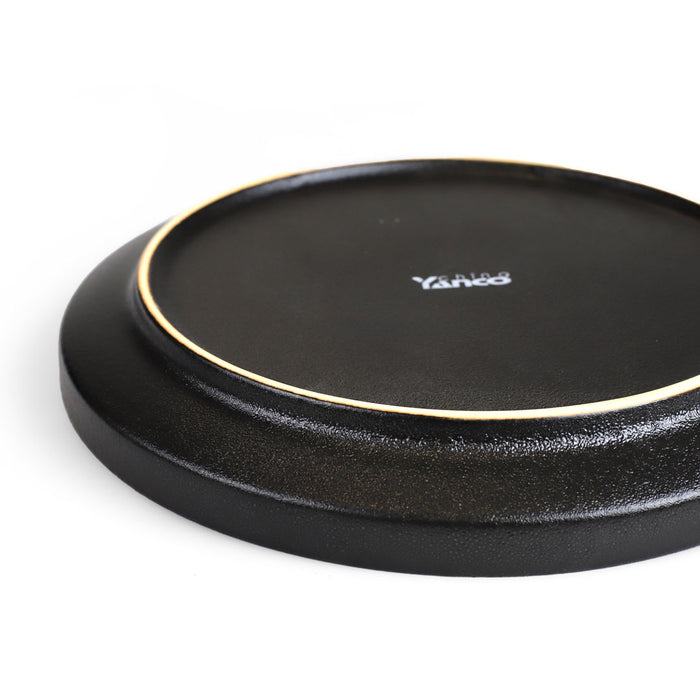 Noble Black Stackable Salad Plate 8.25" dia Bottom