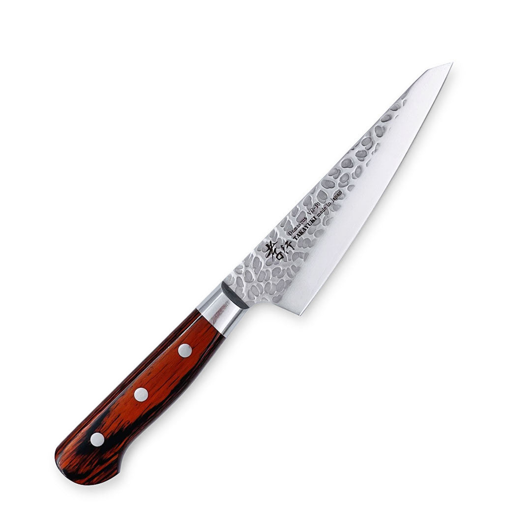 Sakai Takayuki Damascus Hammered VG-10 Sabaki Honesuki 150mm (5.9