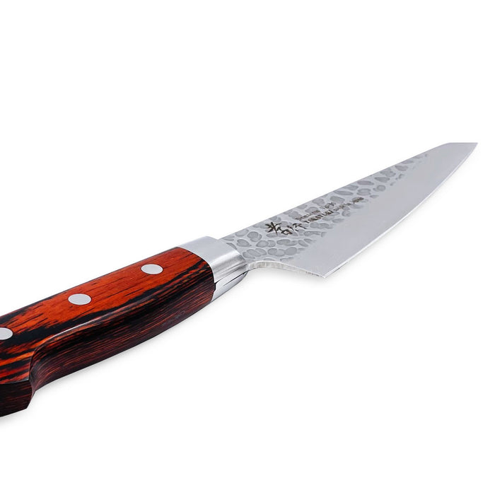 Sakai Takayuki Damascus Hammered VG-10 Sabaki Honesuki 150mm