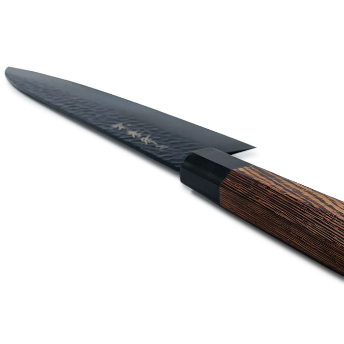 Sakai Takayuki Non-Stick Coating VG10 Hammered WA KUROKAGE Japanese Chef's  Santoku Knife 170mm with Wenge Handle