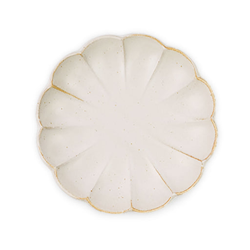 Kikka Daisy Kobiki Matte Ivory Salad Plate 6.6" dia