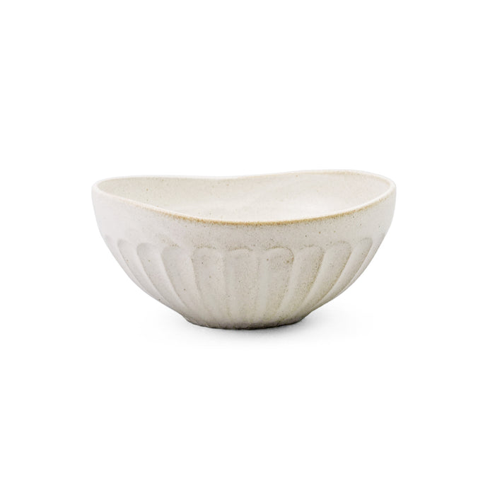 Kobiki Ivory Kobachi Bowl Shaved Design 13 fl oz