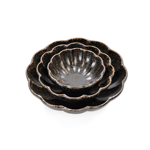 Kikka Daisy Black Kessho Kobachi Bowl 10 fl oz