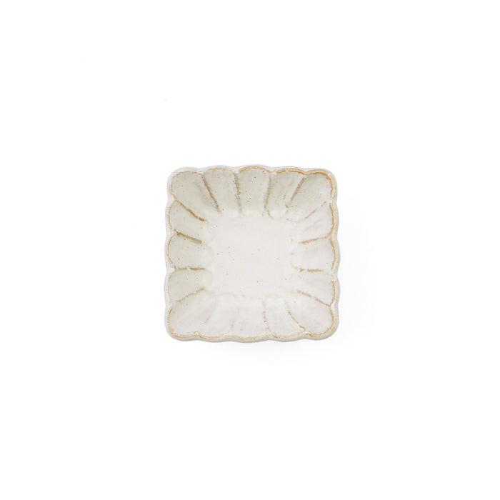 Kikka Kobiki Ivory Square Condiment Dish 3.5" x 3.5"