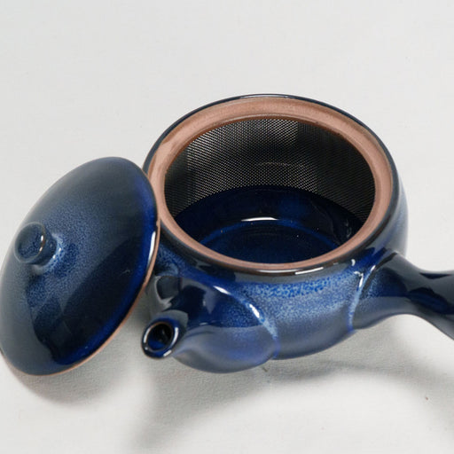 Seiyu Cobalt Blue Kyusu Teapot 11 fl oz with built in strainer