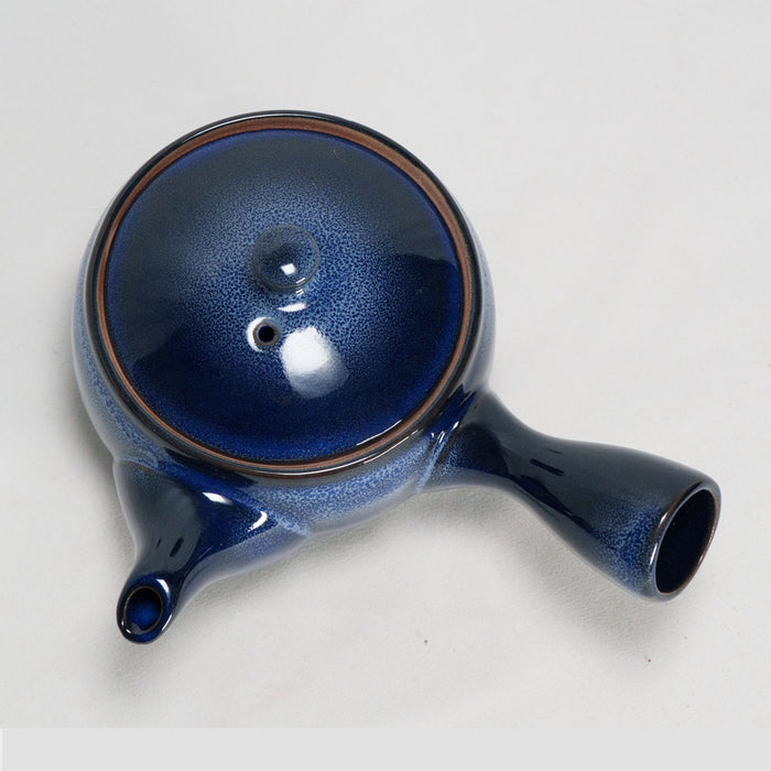 Seiyu Cobalt Blue Kyusu Teapot 11 fl oz
