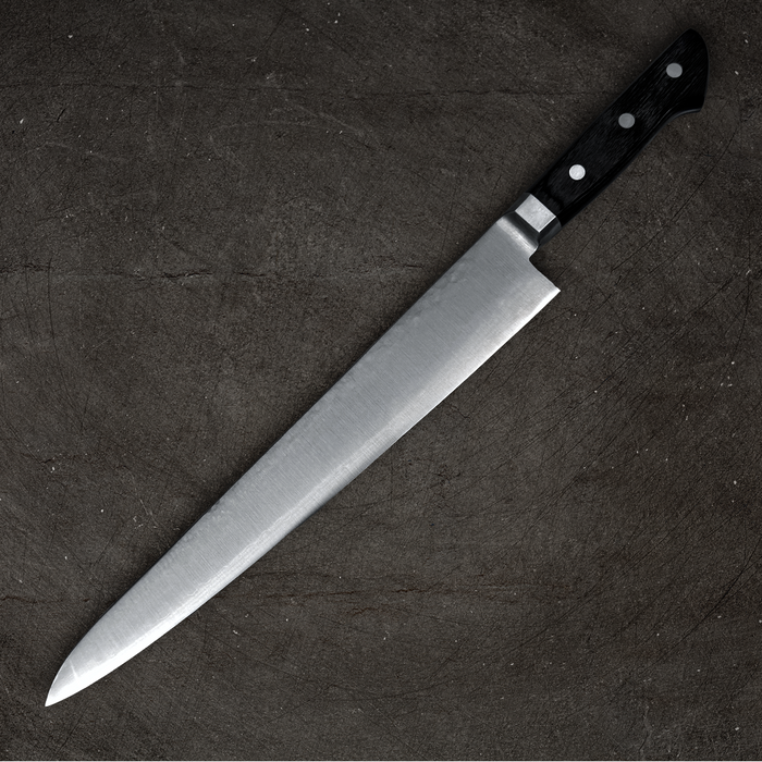 Ittosai Kotetsu VG-5 Sujihiki 270mm (10.6") Hammered - Back Side