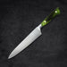 Nenohi Nagi Utility Petty 180mm (7.1") Green Jigged Bone Handle with Saya Cover Back Side