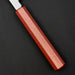 Sakai Takayuki Nanairo Inox Yanagi 210mm Vermilion Lacquered Handle