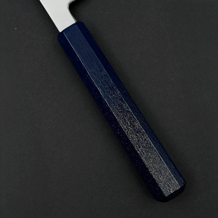 Sakai Takayuki Nanairo Inox Yanagi 210mm Indigo Lacquered Handle zoom