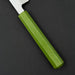 Sakai Takayuki Nanairo Inox Yanagi 210mm Green Lacquered Handle Zoom