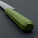 Sakai Takayuki Nanairo Inox Yanagi 210mm Green Lacquered Handle Zoom