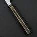 Sakai Takayuki Nanairo Inox Yanagi 210mm Charcoal x Gold Lacquered Handle Zoom