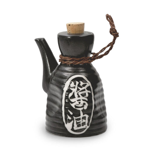 Rokube Black Kanji Soy Sauce Dispenser 6.7 fl oz