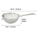 Three Snow Heavy Duty Pro Stainless Steel Fine Mesh Strainer 8.5" dia