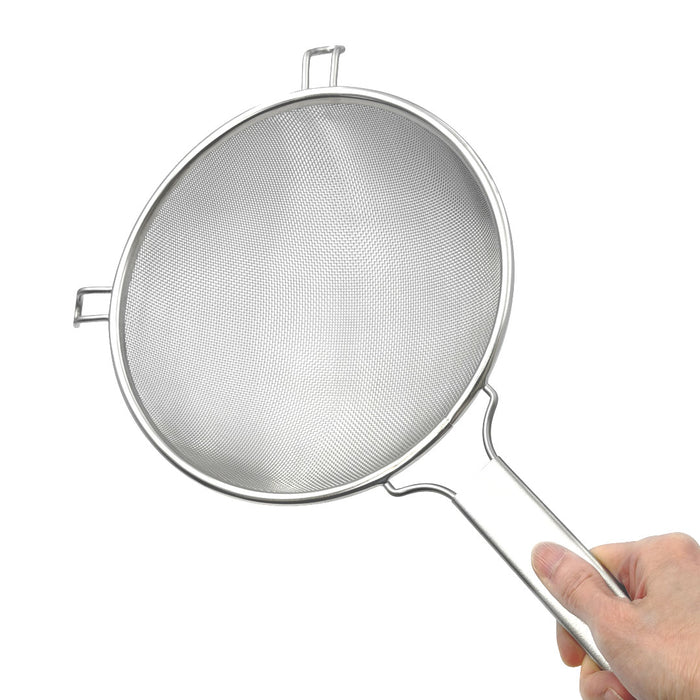 Three Snow Heavy Duty Pro Stainless Steel Fine Mesh Strainer 8.5" dia