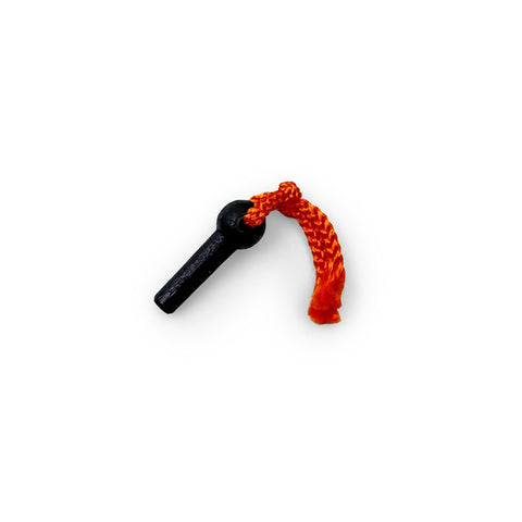 Saya Pin for Wooden Knife Cover with Orange Ribbon