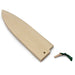 Saya Pin for Wooden Knife Cover with Green Ribbon with Deba 150mm Saya