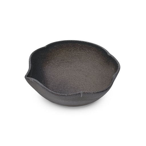 Kanayama Kumogata Matte Charcoal Gray Kobachi Bowl 8 fl oz / 4.9" dia