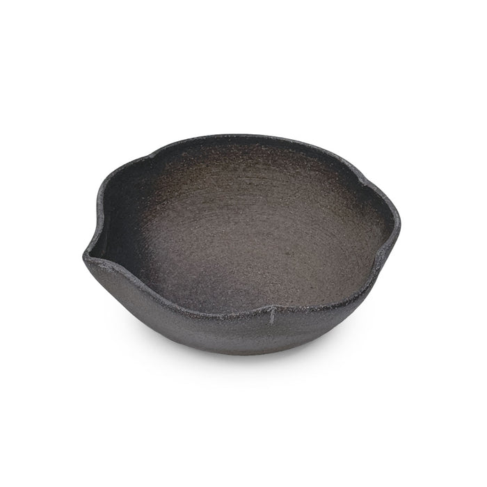 Kanayama Kumogata Matte Charcoal Gray Kobachi Bowl 8 fl oz / 4.9" dia