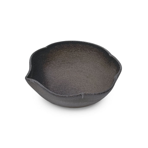 Kanayama Kumogata Matte Charcoal Gray Kobachi Bowl 8 fl oz / 4.9