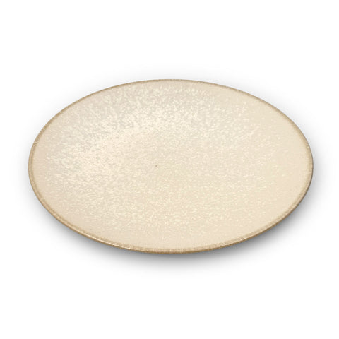 Carita Hihaku Cloudy White Dinner Plate 9.6