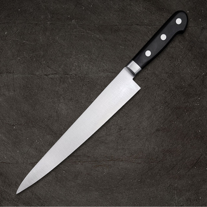 Naozumi Carbon Steel Sujihiki 240mm Backside