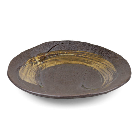 Ryuboku Brushstroke Dinner Plate 10.6