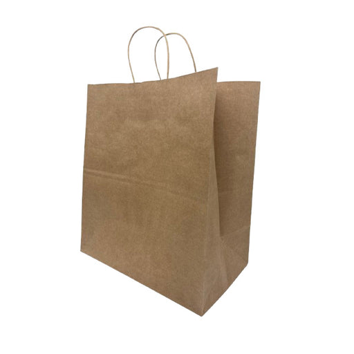 Brown Kraft Paper Shoppinf Bag Medium (250/pack)