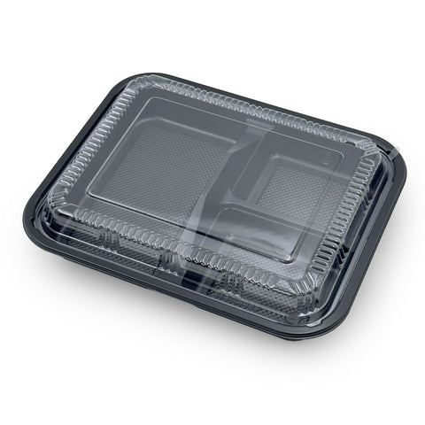 TZ-304 PP Black Takeout Bento Box 9.4