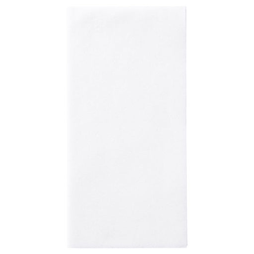 Linen-like White Blank Dinner Napkin 1 Ply