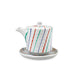 Tri-Color Tokusa Lined Saucer for Soy Sauce Dispenser