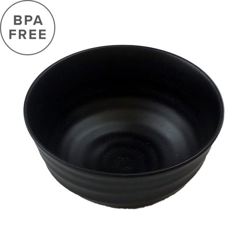 BPA/ PFAS free Steelite Melamine Black Noodle Bowl 40 fl oz / 7" dia
