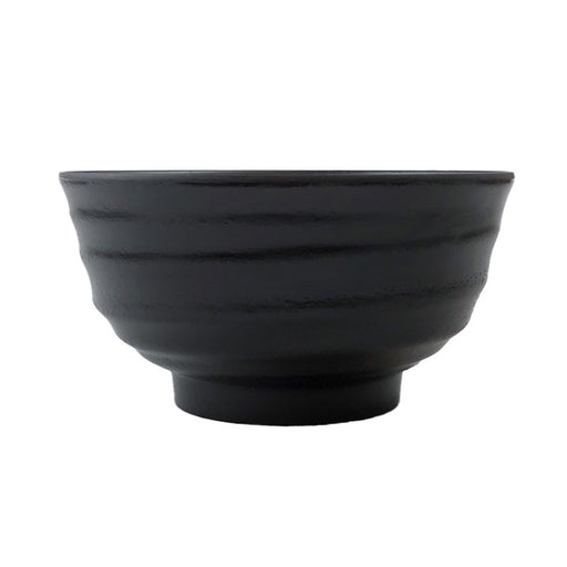 BPA/ PFAS free Steelite Melamine Black Noodle Bowl 40 fl oz / 7" dia