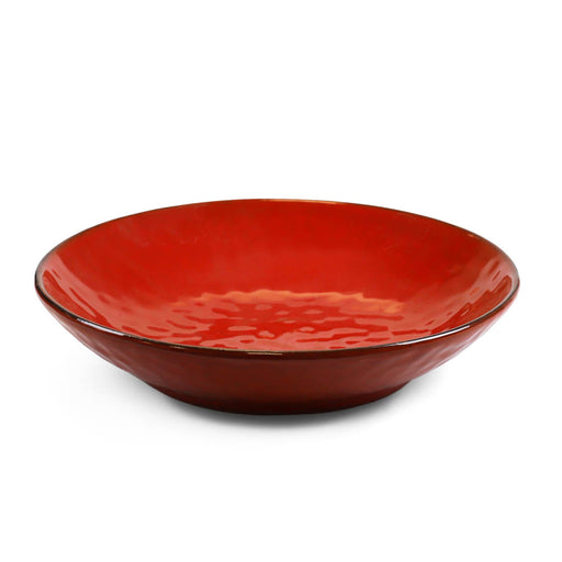 Siena Red Textured Coupe Plate 9.4" dia