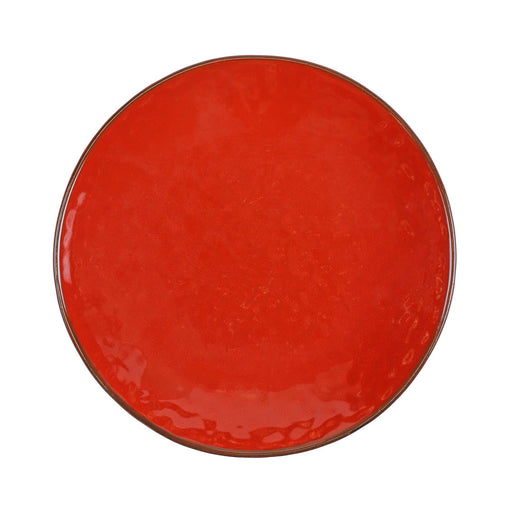 Siena Red Textured Coupe Plate 9.4" dia