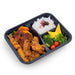 TZ-304 PP Black Takeout Bento Box 9.4" x 7.5" (252/case)