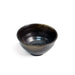 Grainy Black x Gold Rice Bowl Chawan 11 fl oz / 4.72" dia