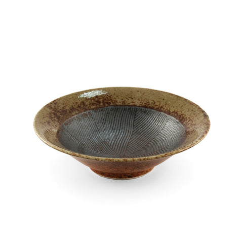 Haifuki Brown Bowl / Japanese-style Mortar (Suribachi) 6.3