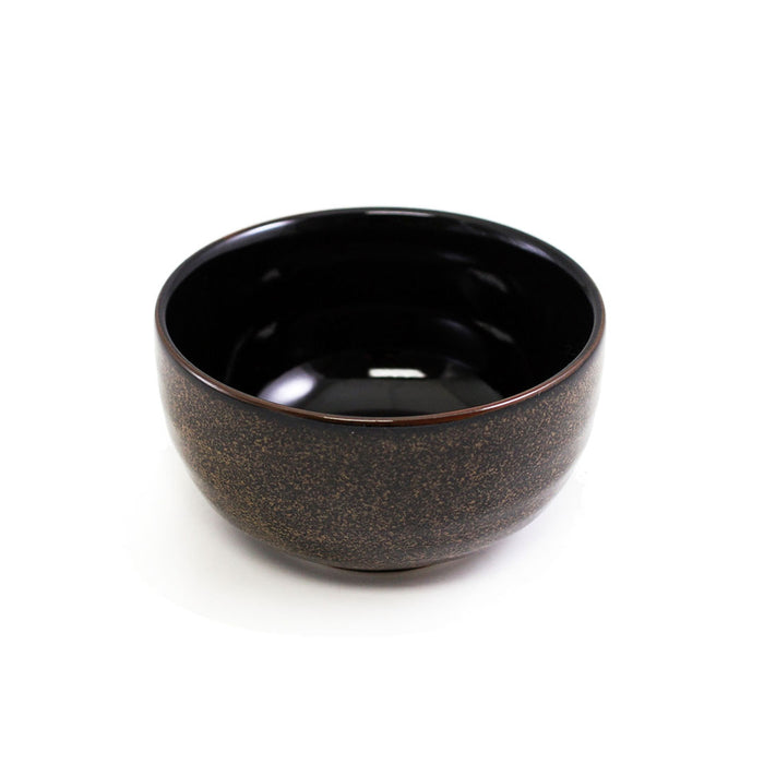 Glossy Tenmoku Small Donburi Bowl 18.5 fl oz / 5" dia