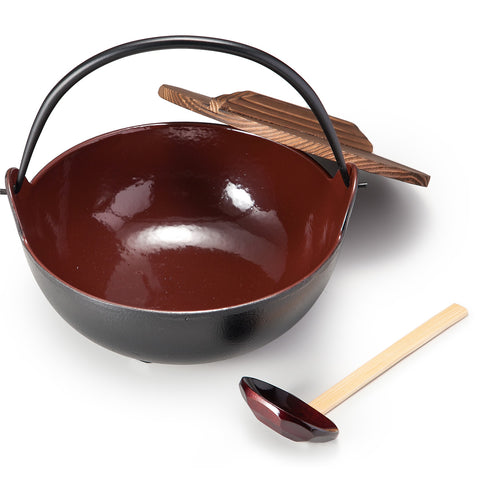 Yamaga Cast Iron Enameled Pot 8.25