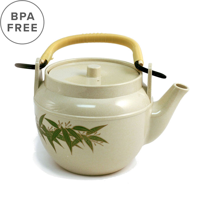 Bamboo Leaf Melamine Teapot 34 fl oz