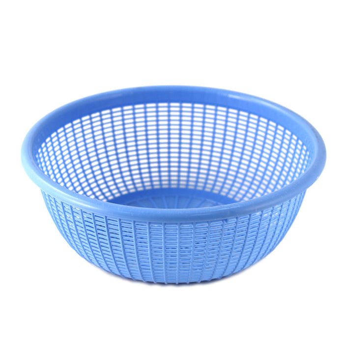 Plastic Colander 9" dia Blue