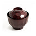 Textured Red Soup Bowl with Lid 7 fl oz / 3.82" dia