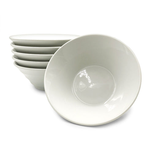 Ridged White Noodle Bowl 40 fl oz