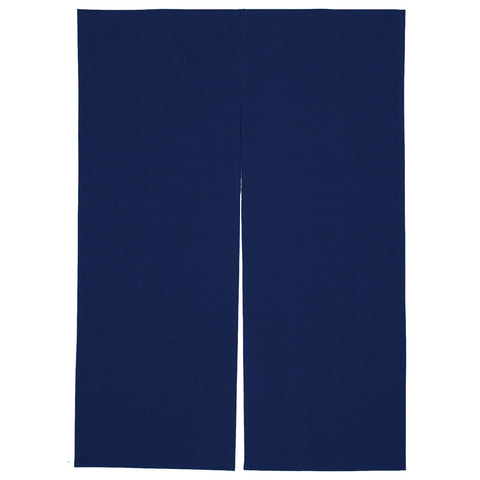 Noren Curtain Navy Tsumugi Ori Woven