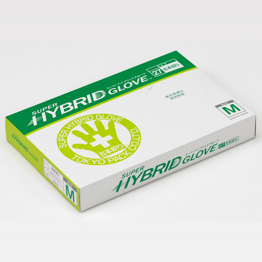 27 Micron Five-Finger-Squeeze Embossed Gloves Medium