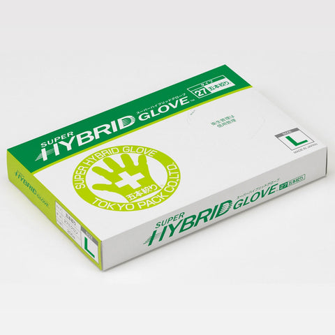 27 Micron Five-Finger-Squeeze Non-Stick Embossed Disposable Gloves Large (200/pack)