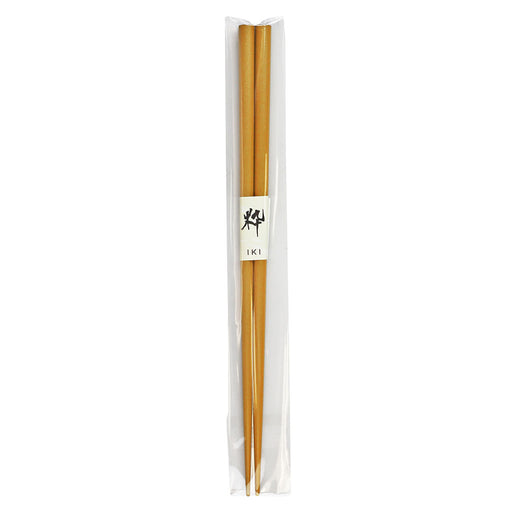 Yellow Lacquered Non-slip Chopsticks (Set of 10 Pairs)